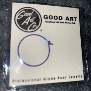 -20 gauge Niobium Hoops by Good Art Co